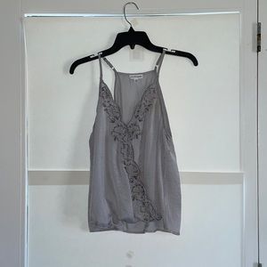 NWOT Love on a Hanger Grey Tank Top